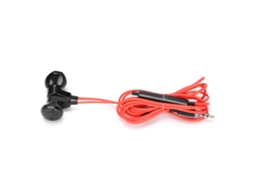 Auriculares con Cable Me518 de 3,5 Mm con Control de Volumen para Teléfonos Android Rojo S/MARCA