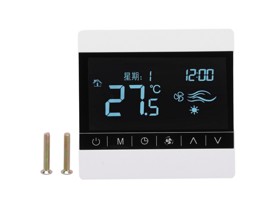 Primerox termostato com Tela Touch Ac220v para Aquecimento de Água, Piso e Fogão de Parede