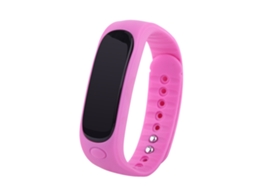 Relógio Inteligente Pulseira Rosa T02 com conexão Bluetooth e monitoramento esportivo EOOCOO