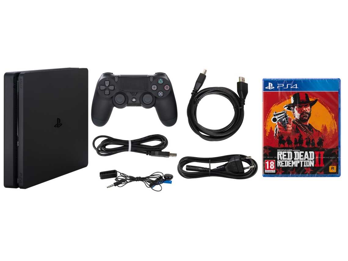 Consola PS4 Slim + Red Dead Redemption 2 (Recondicionado Marcas Mínimas -  500 GB)