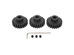 3 Peças Engrenagem Piñão Aço M1.5 Engrenagem Motor 8mm Parafuso M5 Para Carro Rc 1/5 1/8 1/10 22t