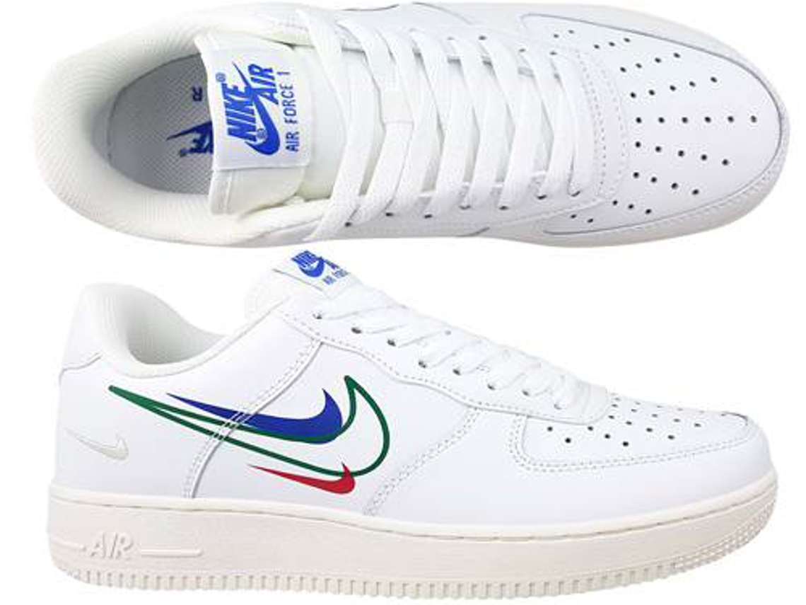 T nis NIKE Air Force 1 Low Homem Branco Material Sint tico 42