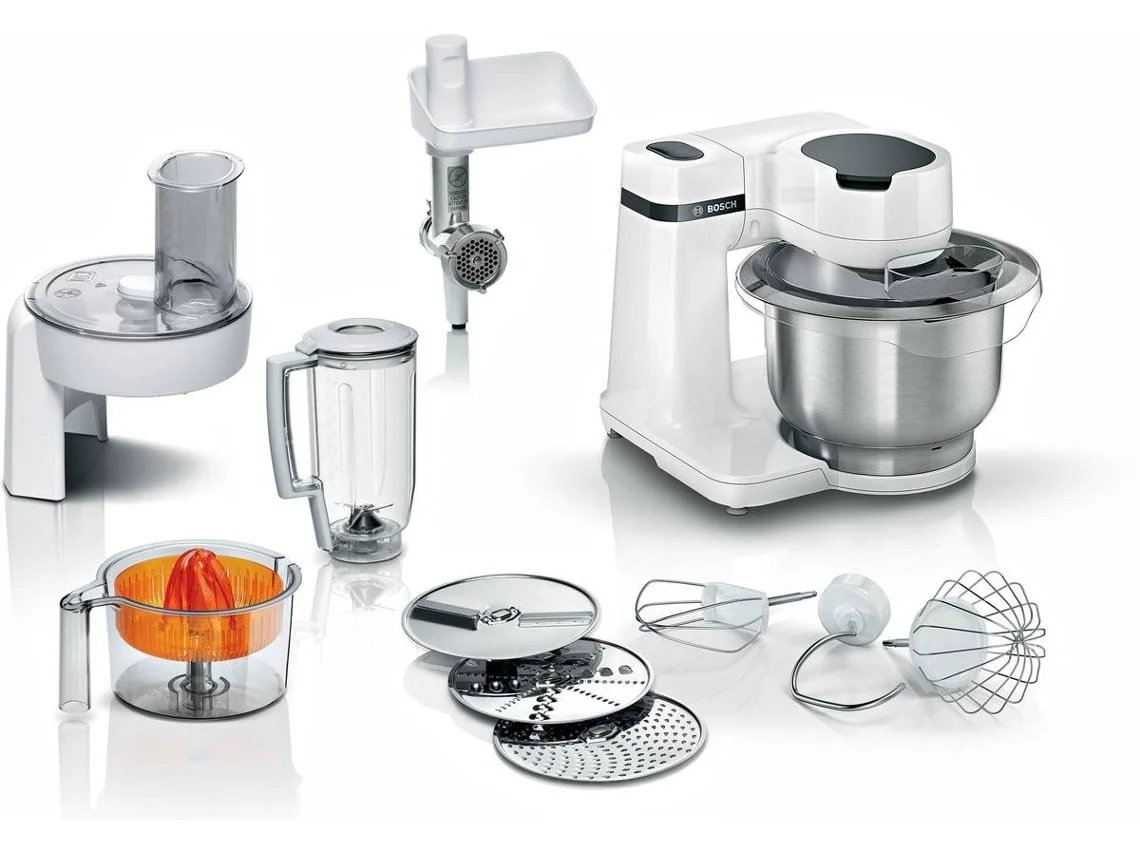 Robô de Cozinha BOSCH MUMS2EW40 Série 2 MUM (Outlet Caixa Aberta - 3.8 L - 700 W - 9 acessórios)
