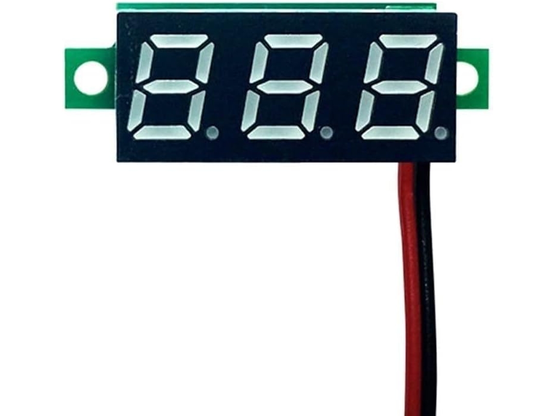 Indicador De Tensão Digital De 2 Fios E 0,28 Polegadas (branco)