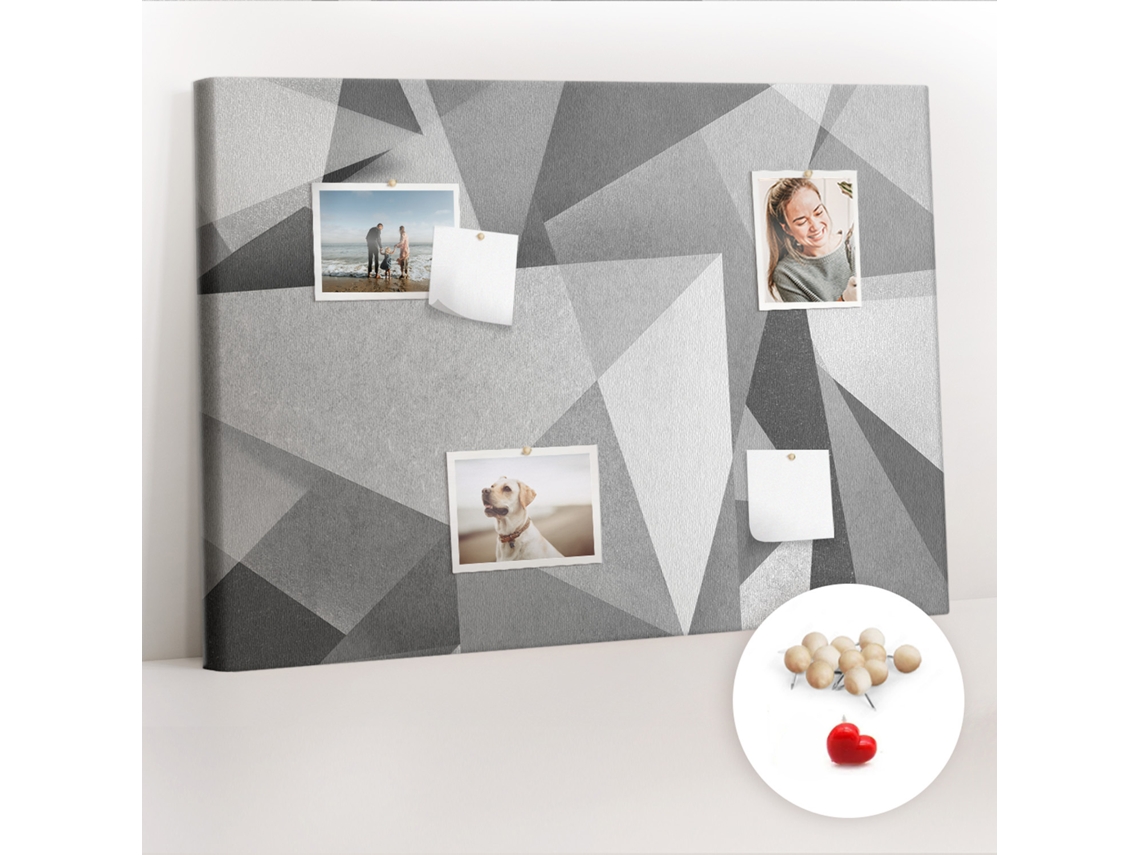 Painel De Cortiça Para Parede Abstração 3d Para O Corredor Espelharte (100x70 Cm)