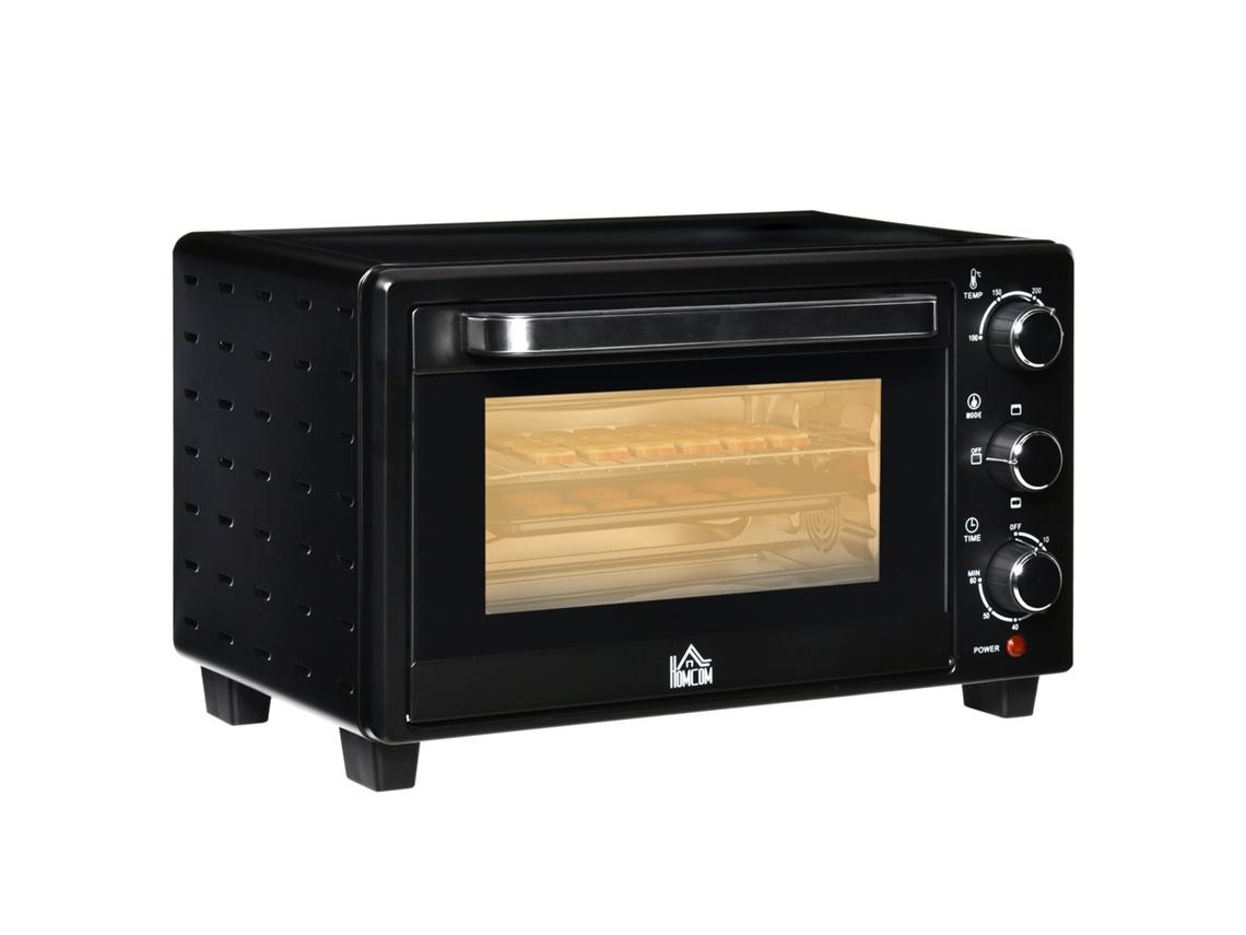 Mini Forno 21 Litros 3 Modos 1400w Aço Inoxidável Preto Prata VELTRIX
