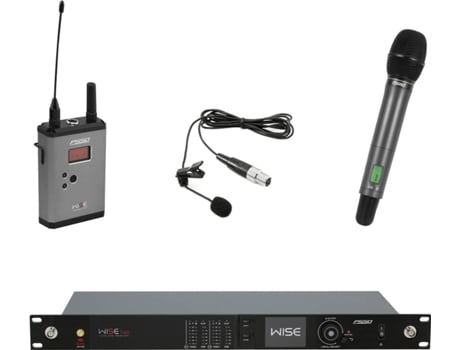 Conjunto PSSO WISE TWO + Microfone Dinêmico sem Fio + BP + lapela 823-832/863-865MHz