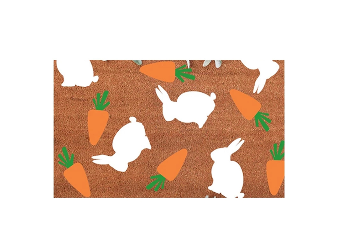 Tapete De Entrada Easter Laxiscreed Decorativo Para Páscoa, Feito Em Poliéster Para Portas