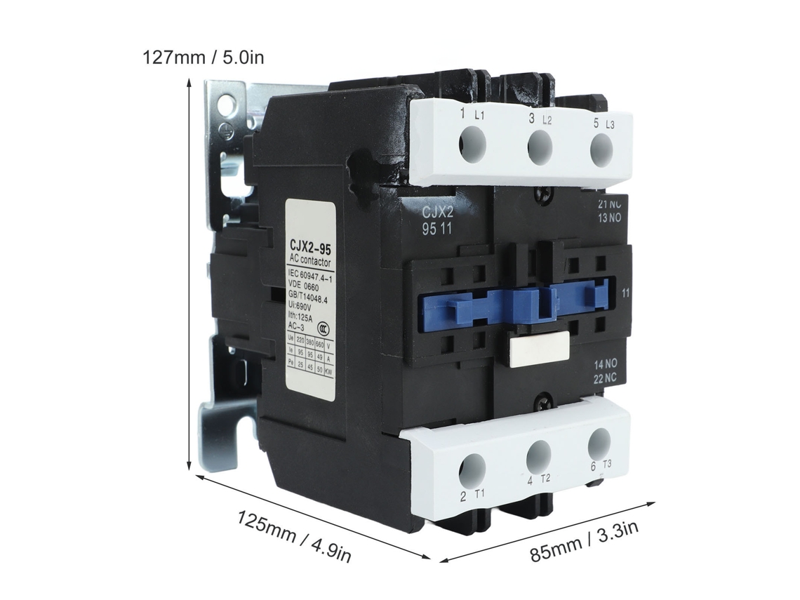 Laxiscreed Contator Ac 95a Com Alta Sensibilidade E Tensão De Isolamento 690v