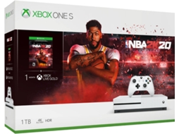 Consola Xbox One S NBA 2K20 (1 TB + Branco)