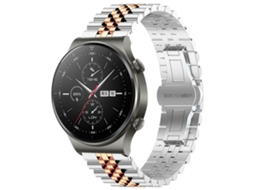 Pulseira De Aço Inoxidável Five Bull Half Round Para Huawei Watch Gt2 Pro / Gt 2e + Ferramenta Para Remoção Da Pulseira