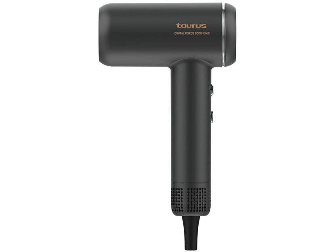 Secador de Cabelo TAURUS Digital Force 2000 Ionic (1800 W - 2 Níveis de temperatura)