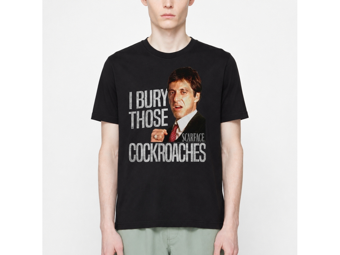 Rockinstone Scarface Movie I Bury Black Adult T-shirt Size:xl
