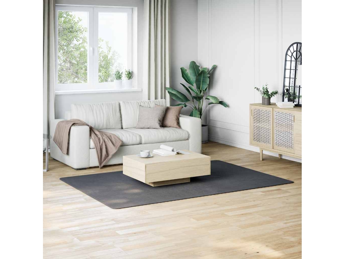 Vidaxl Tapete Lavável De Pelo Curto Espesso Antiderrapante Antracite