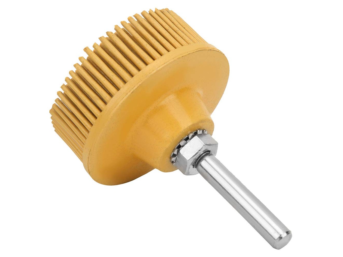 Rodas De Polimento Ritoeasysports 2 Polegadas Em Uma Escova Borracha Para Desmontar E Remover Amarela