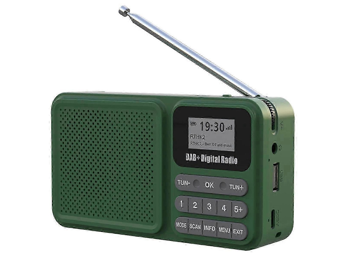 Rádio Digital Portátil Dab Movido A Energia Solar Szrg A S 506 Com Bluetooth E Fm Olysi Shop