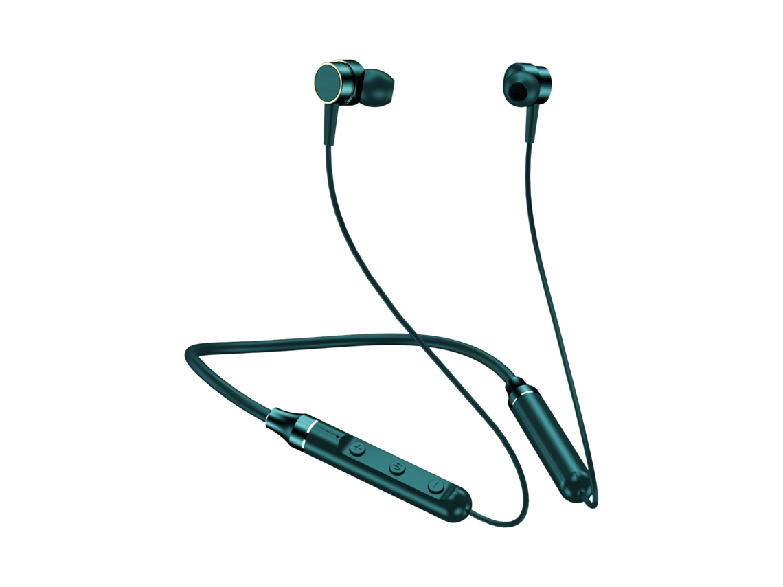 Auriculares Bluetooth  Novo Montado No Pescoço 5.1 Eses Sem Fio Intra-auricular De Sucção Magnética Silicone Montado No Pescoço*