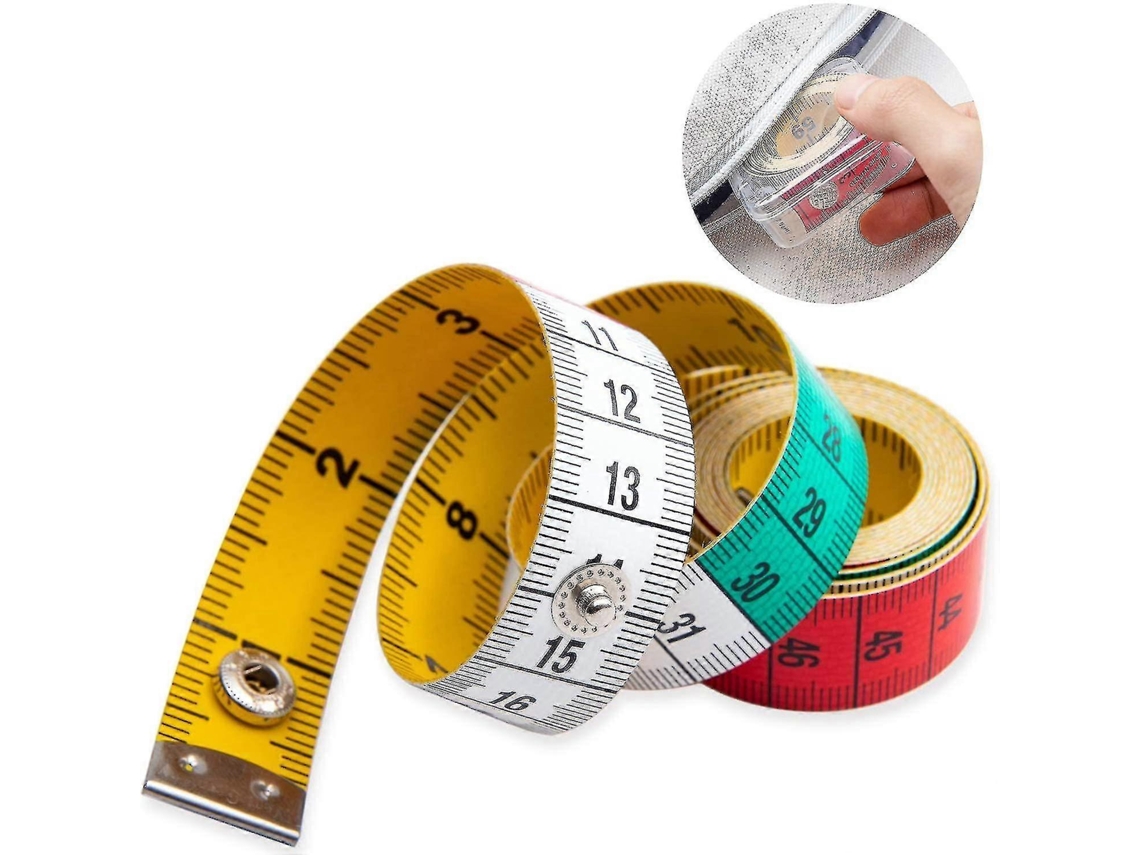 Fita Métrica, 150 Cm (60 Polegadas), Flexível Para Artesanato, O Corpo, Multicolorida