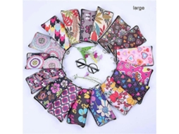 Conjunto de 3 Sacolas de Compras Dobráveis ​​com Zíper, Grande Capacidade, Impermeáveis, em Tecido Oxford GOKOCO