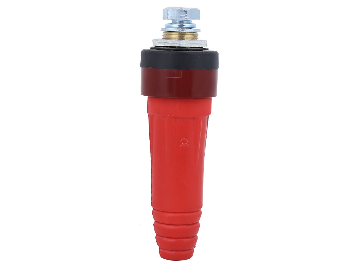 5 Peças Conectores Rápidos Quadrados 35-50mm União De Cabo Vermelho Tipo Europeu Soldadura Longo + Redondo