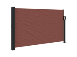 Toldo lateral retrátil VIDAXL castanho