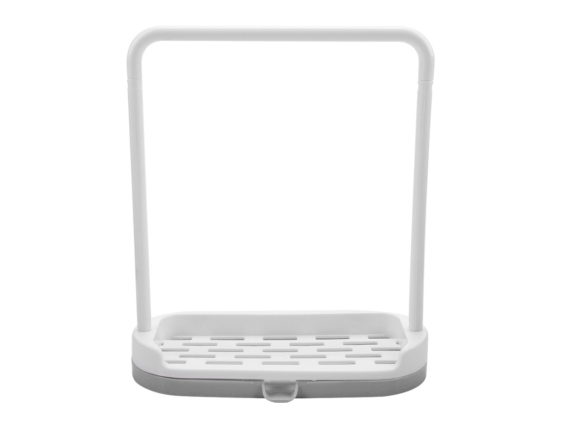 Organizador de cozinha S/MARCA com rack de secagem para pano, esponja e sabão cinza