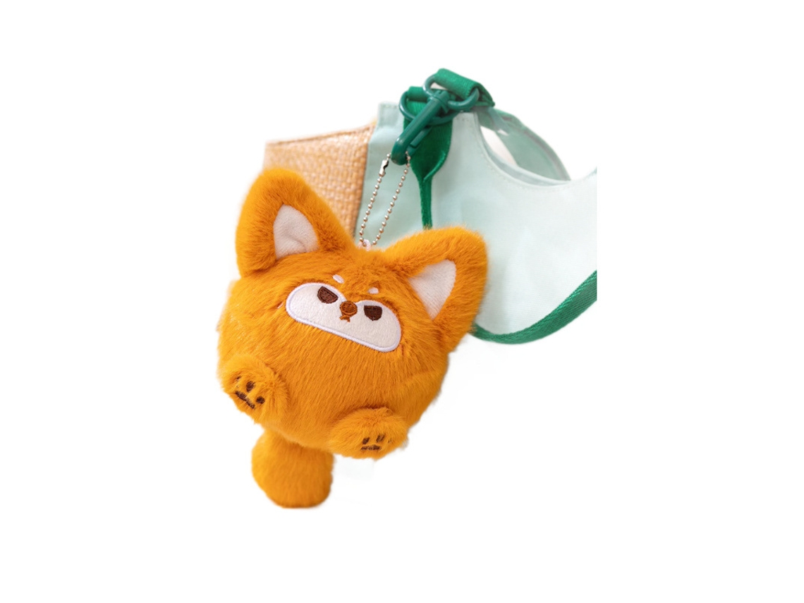 Pelúcia Macia Antiestresse em Forma de Bolinha para Chaveiro e Bolsa Westie CHABERLU