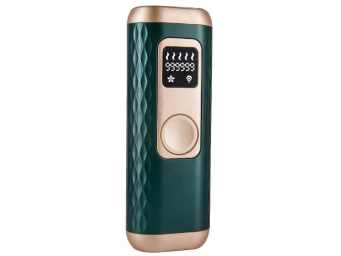 Dispositivo de Depilação a Laser de Luz Pulsada Indolor Ipl 900.000 Flashes 5 Níveis de Energia e 2 Modosverde Escuro AUJEZON