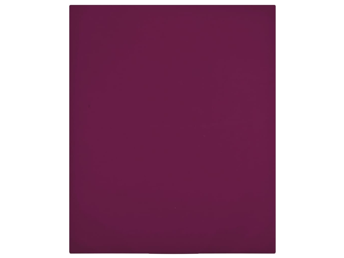 Lençol ajustável jersey VIDAXL Vermelho Algodão (140x200 cm)