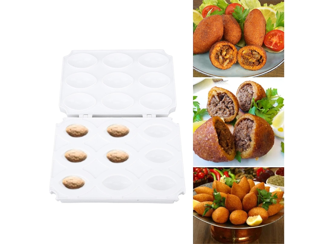 Molde Para Kibbeh E Almôndegas Com 9 Compartimentos