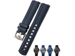 Pulseira de couro de 20 mm para relógio com alta qualidade confortável e resistente S/MARCA