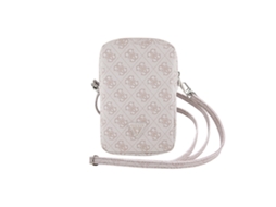 Bolsa De Ombro Com Fecho Para Telemóvel 4g Com Logótipo Triangular Rosa