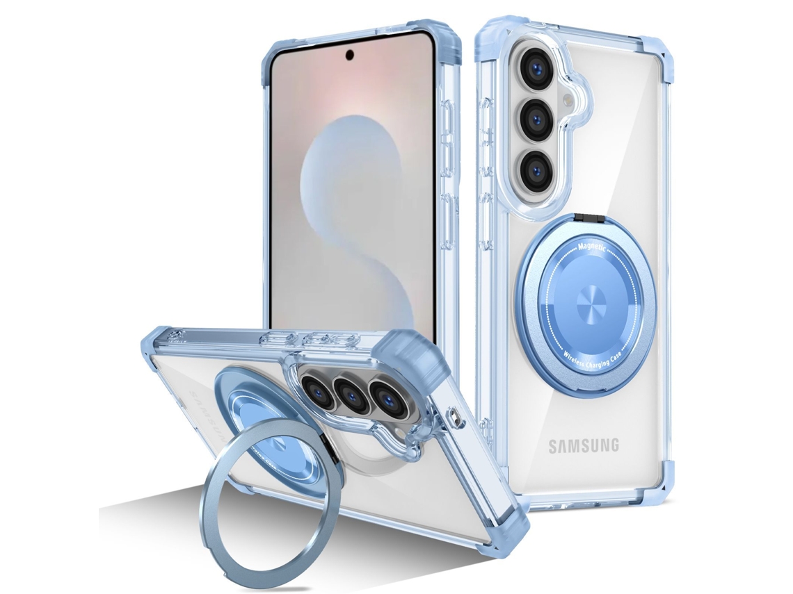 Capa Para Samsung Galaxy S26 Com Suporte Magnético Giratório De 360° (azul) Digitallab