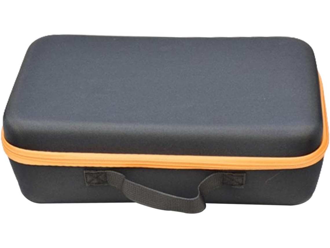 Organizador de ferramentas com zíper, ideal para armazenar ferramentas elétricas e acessórios de forma resistente e organizada.