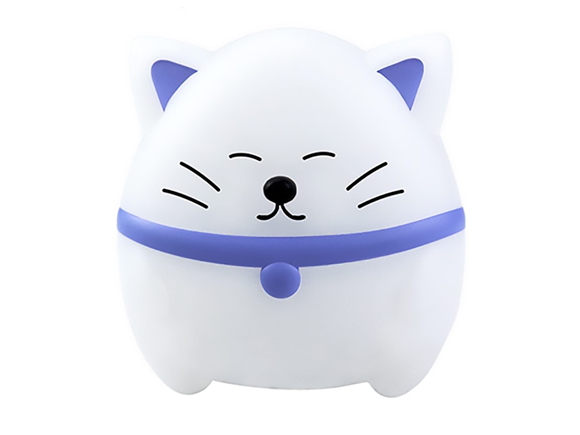 VYLARA Luminária Noturna Adorável Com Tema De Gato, Luz Led De Silicone Macio Para Gatos, Luz Decorativa Perfeita Para Quarto De Criança, Portátil E Recarreg