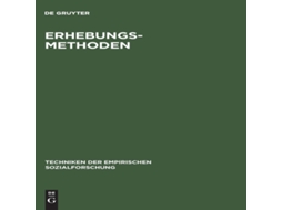 Livro Erhebungsmethoden de De Gruyter (Alemão)