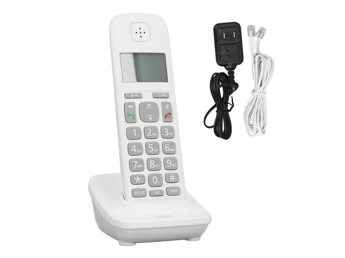 Telefone Residencial EOOCOO com tela LCD de 1,6 Polegadas e Armazenamento de 40 Números