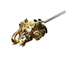 Ferramenta Derramador de Vinho Animal Liga Zinco Aerador Aço Inoxidável Dourado com Cabeça Elefante e Dispensador Lic UISAVE