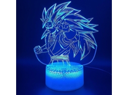 Luminria De Mesa Infantil Em Led 3d Dragon Ball Sun Goku Para Quarto. Aquaforge (lanada Em 2025)