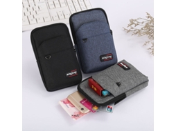 Azul Marinhoduas Camadasbolsa Tática Nylon Externo Pochete Molle Cintura Porta-celular Camping Equipamentos Edc