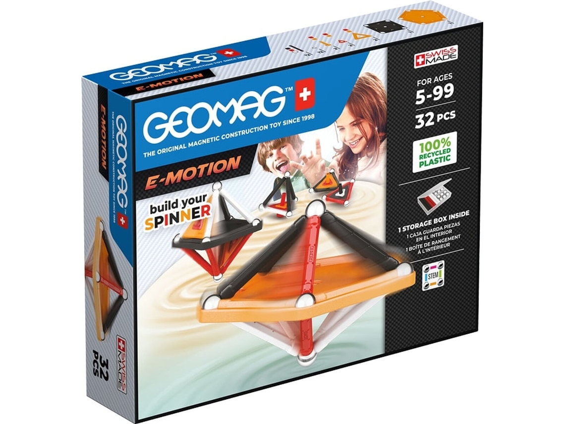 Playset Geomag E-Motion 32 Peças (Idade Mínima Recomendada:  5 Anos)