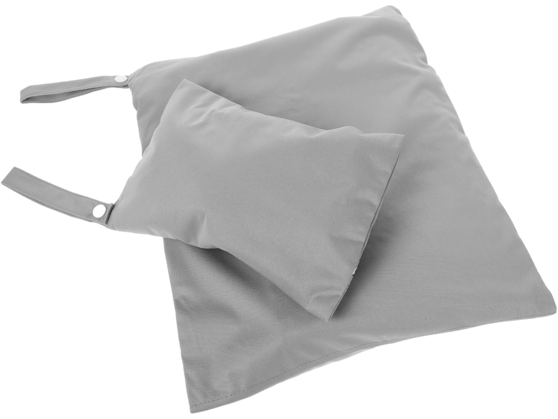 Conjunto de 2 Bolsas para Fraldas Impermeáveis e Laváveis, Ideais para Viagens e para Guardar Roupas. CHABERLU