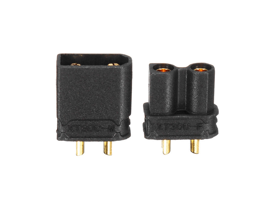 Amass Xt30u Connector Plug 2mm Preto Fêmea Macho Banana MDUG