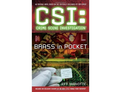 Livro CSI Crime Scene Investigation Brass in Pocket de Jeff Mariotte (Inglês)