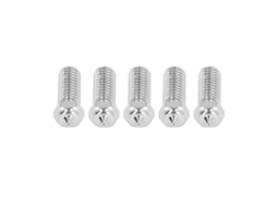 Set De 5 Bicos Para Impressora 3d 1.75mm 0.4mm De Bronze E Aço Inoxidável Para Qidi X Maximum 3 X Smart3 X Plus3
