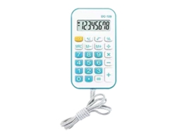 Calculadora De Bolso Mini Pequeña Portátil Para Estudiantes Suministros Escolares Y Oficina Azul Con Cuerda