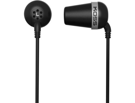 Auriculares com Fio KOSS PLUG (In Ear - Microfone - Preto)