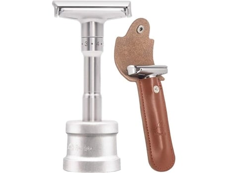 Rasoir De Segurança Clássico De Alta Qualidade Ajustável E Afiado Com Cabeça De Barbear Dupla Face Para Homem Troca Rápida Fnmjisdhguisgdyusd