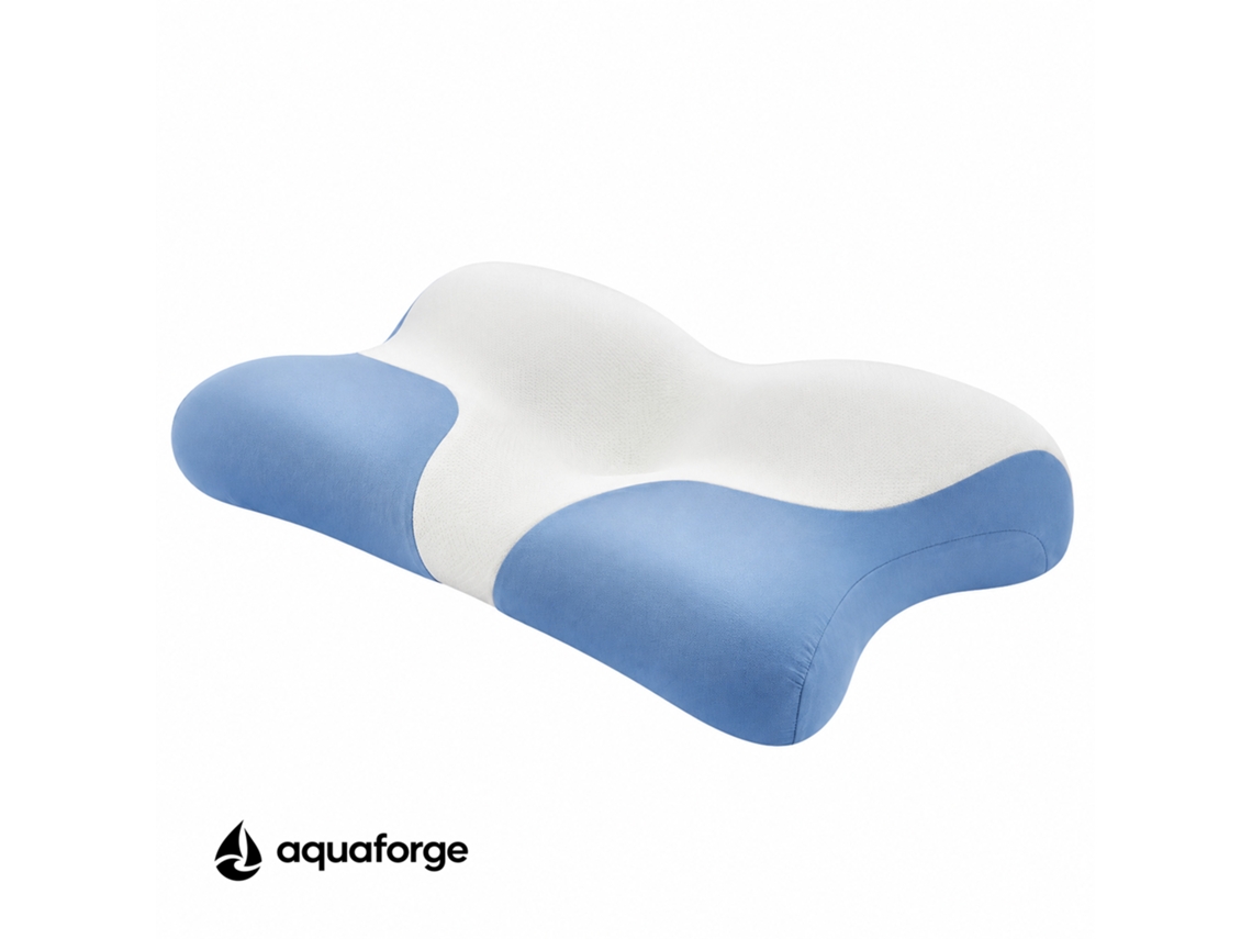 Almofada Cervical Ergonómica Espuma Viscoelástica 61 X 36 X 13.5 Cm