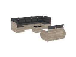Garden Sofa Set, Garden Sofa Sets Vidaxl Cinzeto Rattan / Vime (n/a)